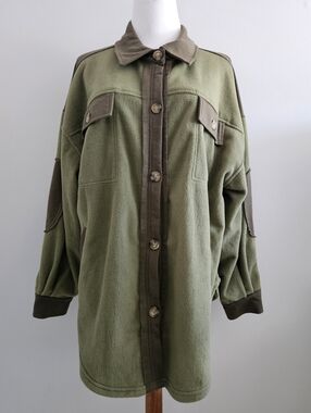 HUDSON GRAY | Green Shacket Jacket